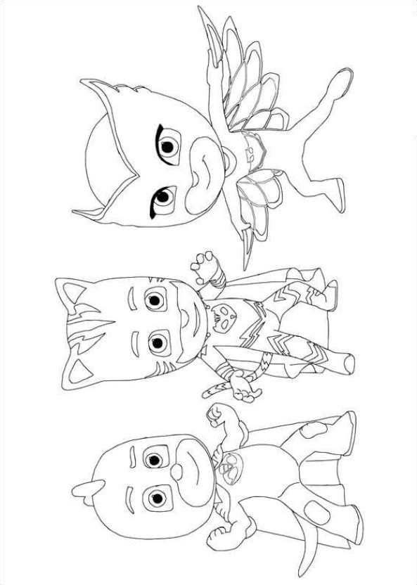 Pj Masks Headquarters Printable Coloring Page Coloring Pages